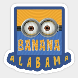 MINIONS USA ALABAMA Sticker